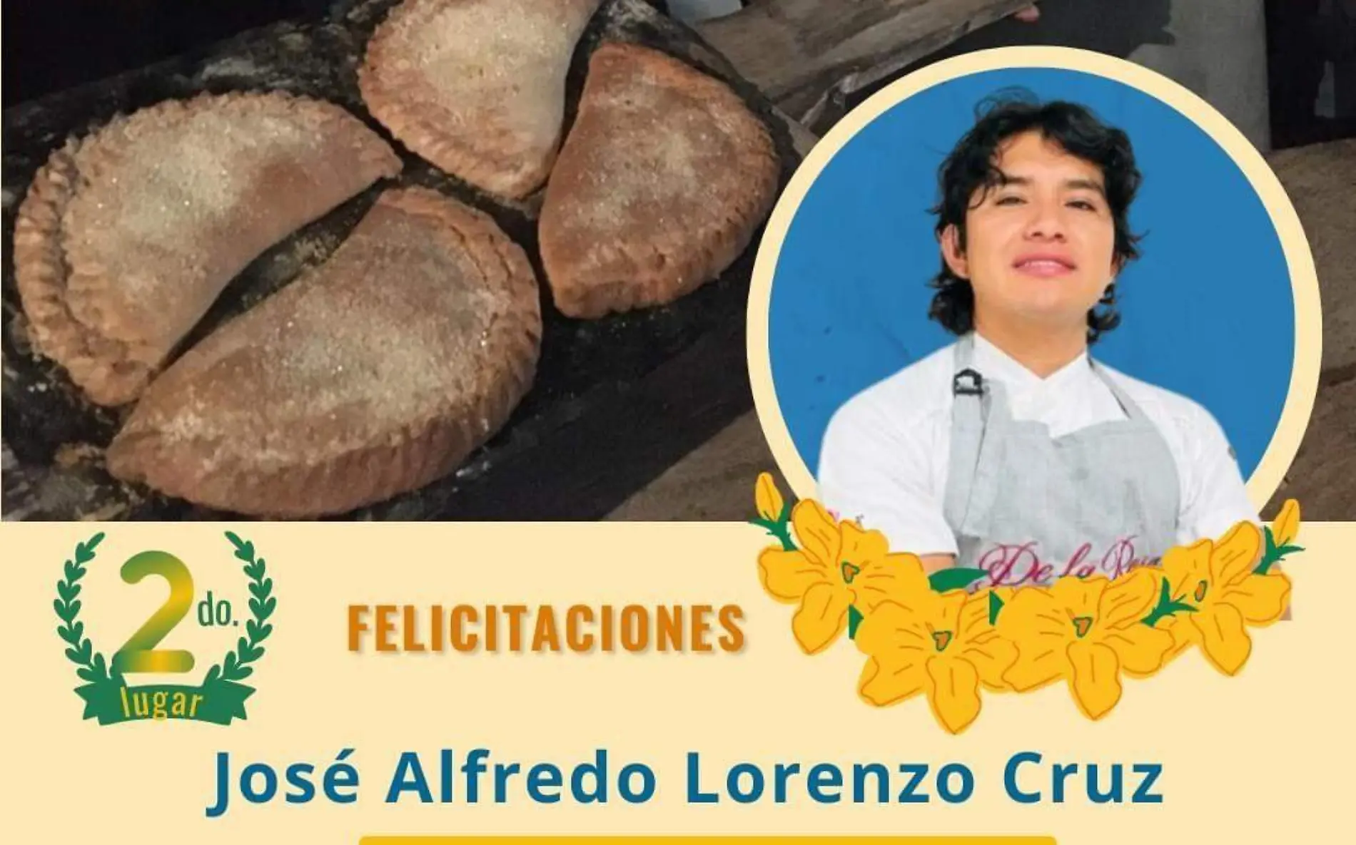 Poblano gana segundo lugar en el concurso 'Descoloniza tu comida' 